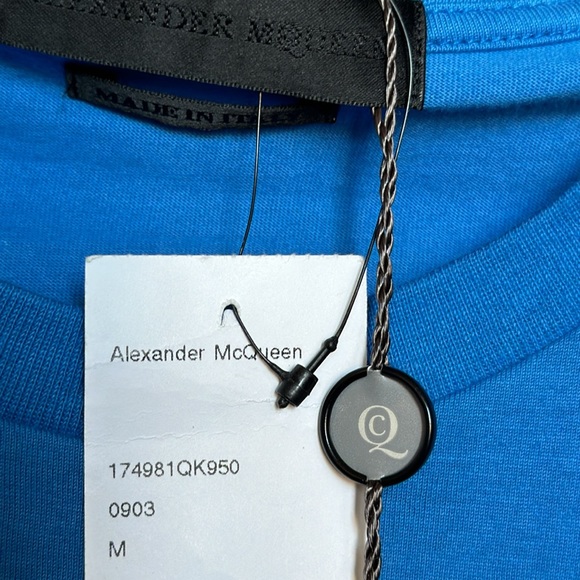 ❤️ Alexander McQueen 2011 NWT 1st Edition Skull Men’s T Shirt Medium - Picture 6 of 8